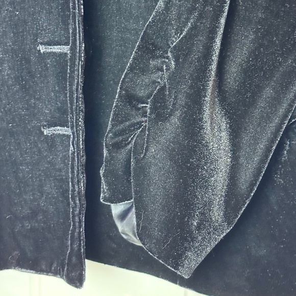 Susan Lewis Black Velvet Jacket Blazer, Ladies Size PXL - Picture 5 of 7